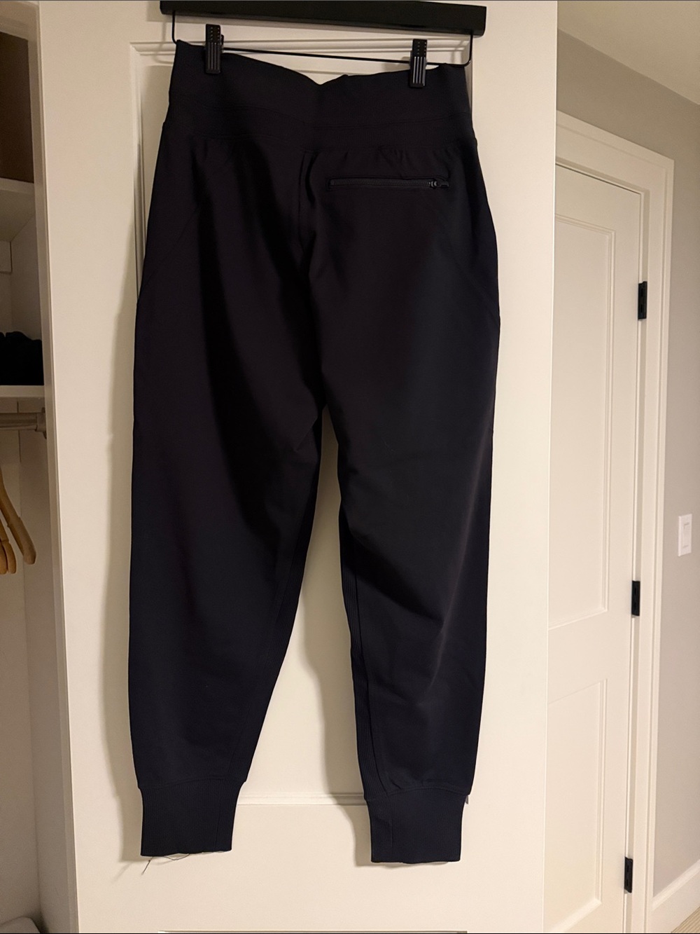 Athleta Venice Black Jogger Sweatpants with Rib Cuffs - Picture 2 of 2
